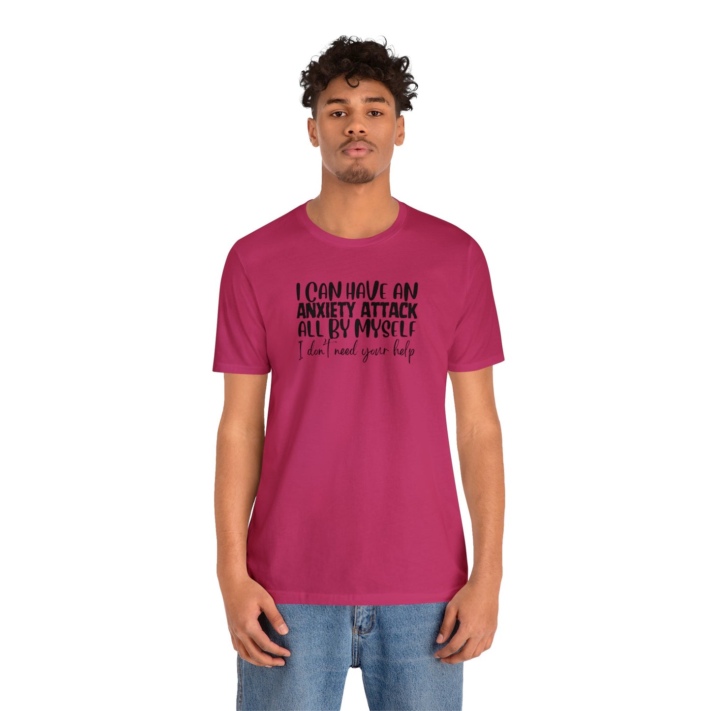 "Anxiety Attack" Unisex Short Sleeve Tee