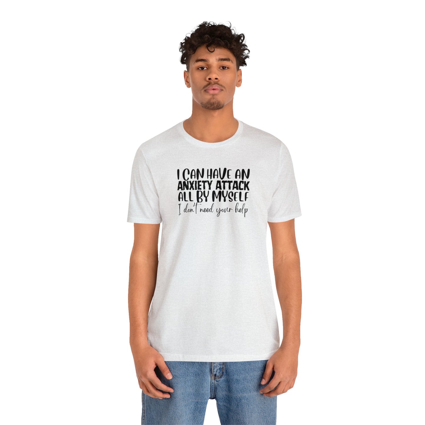 "Anxiety Attack" Unisex Short Sleeve Tee