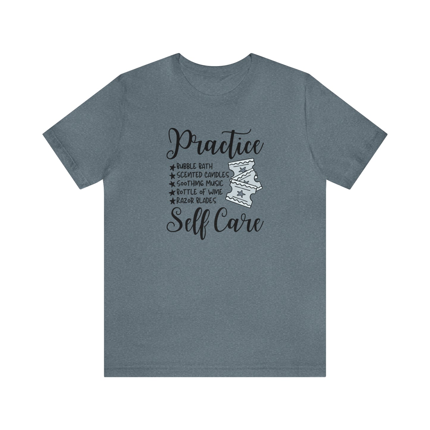 "Practice Self Care" Unisex Short Sleeve Tee