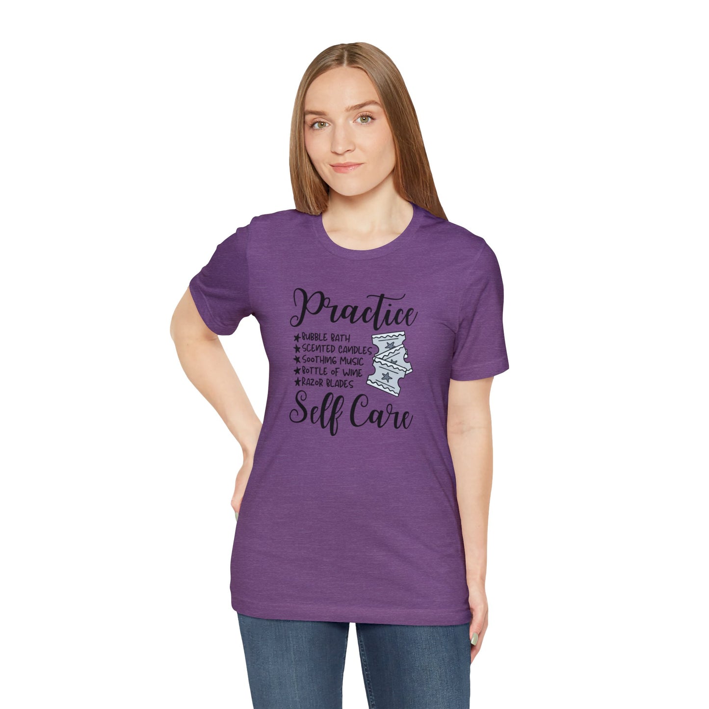 "Practice Self Care" Unisex Short Sleeve Tee