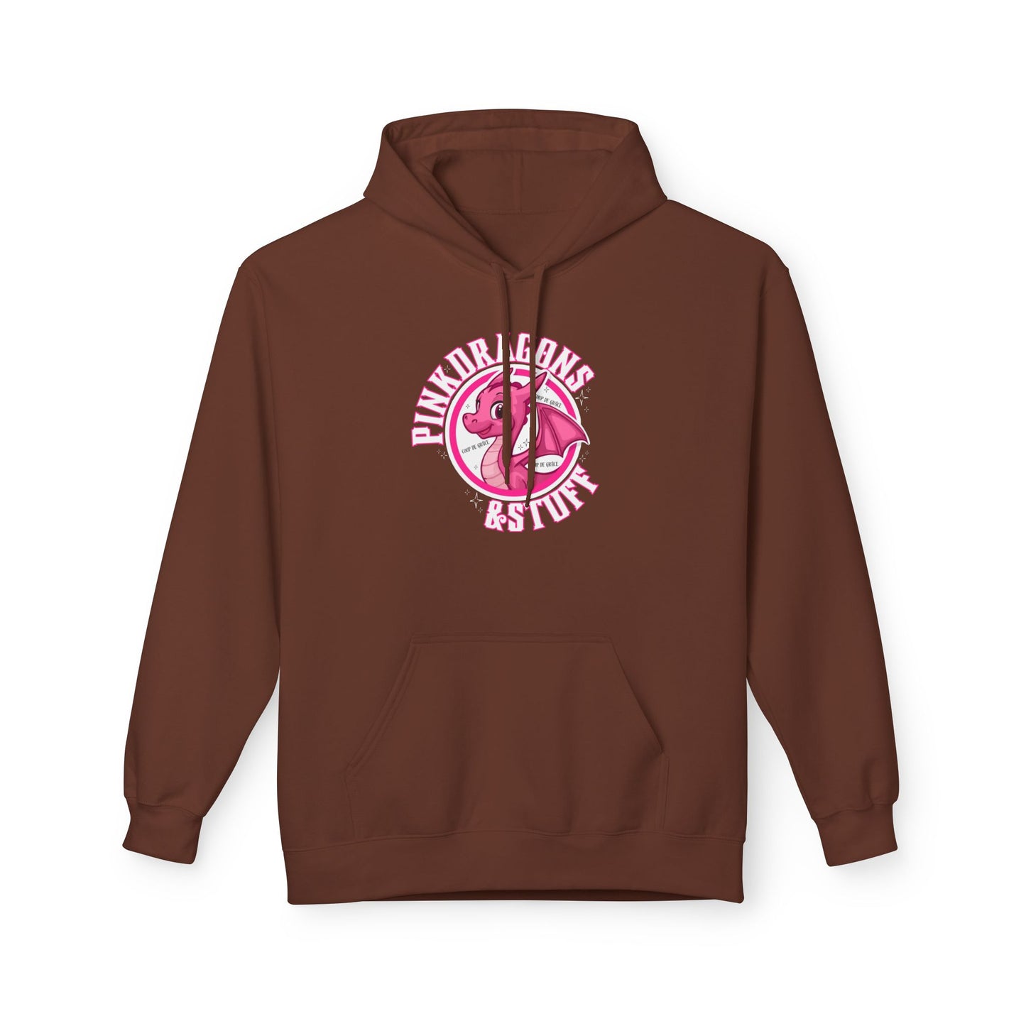 Pink Dragons & Stuff Fleece Hoodie