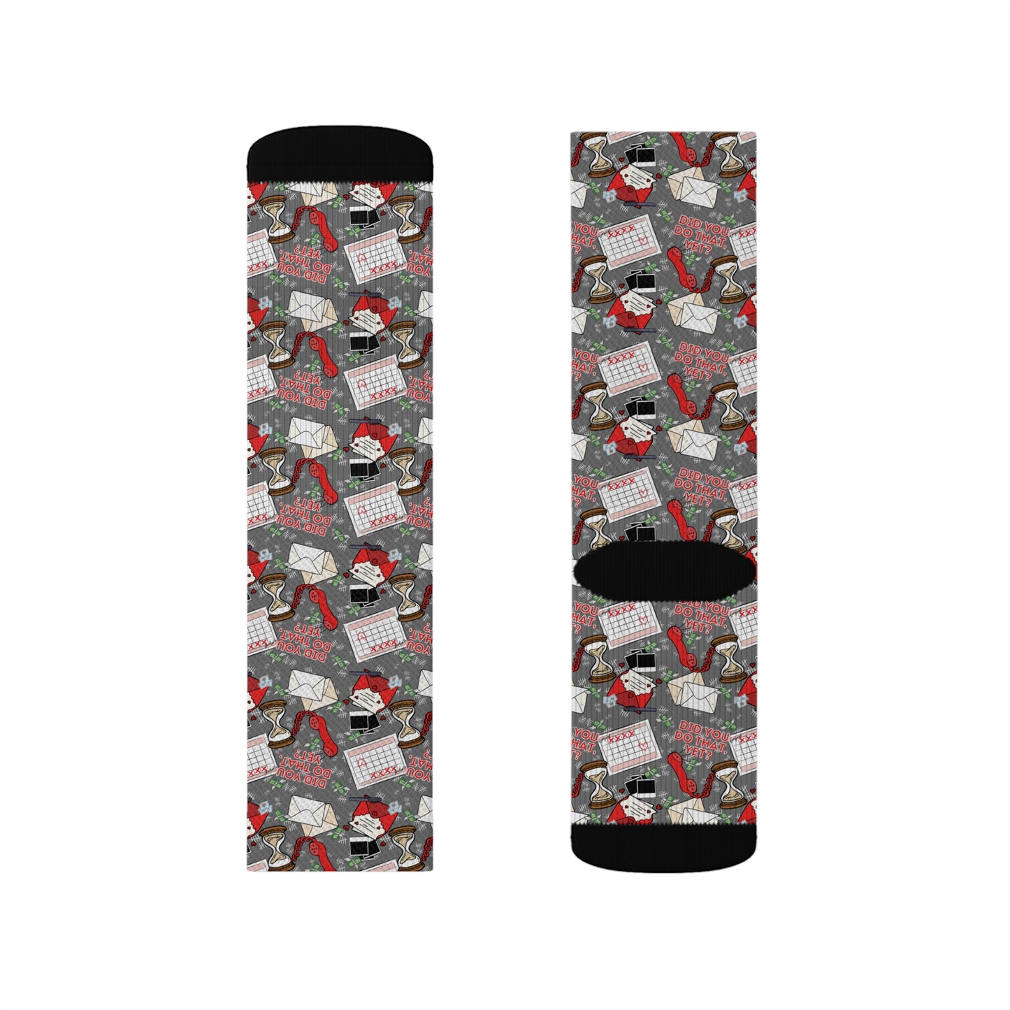 "Did You Do That Yet?" Prison Wife Sublimation Socks