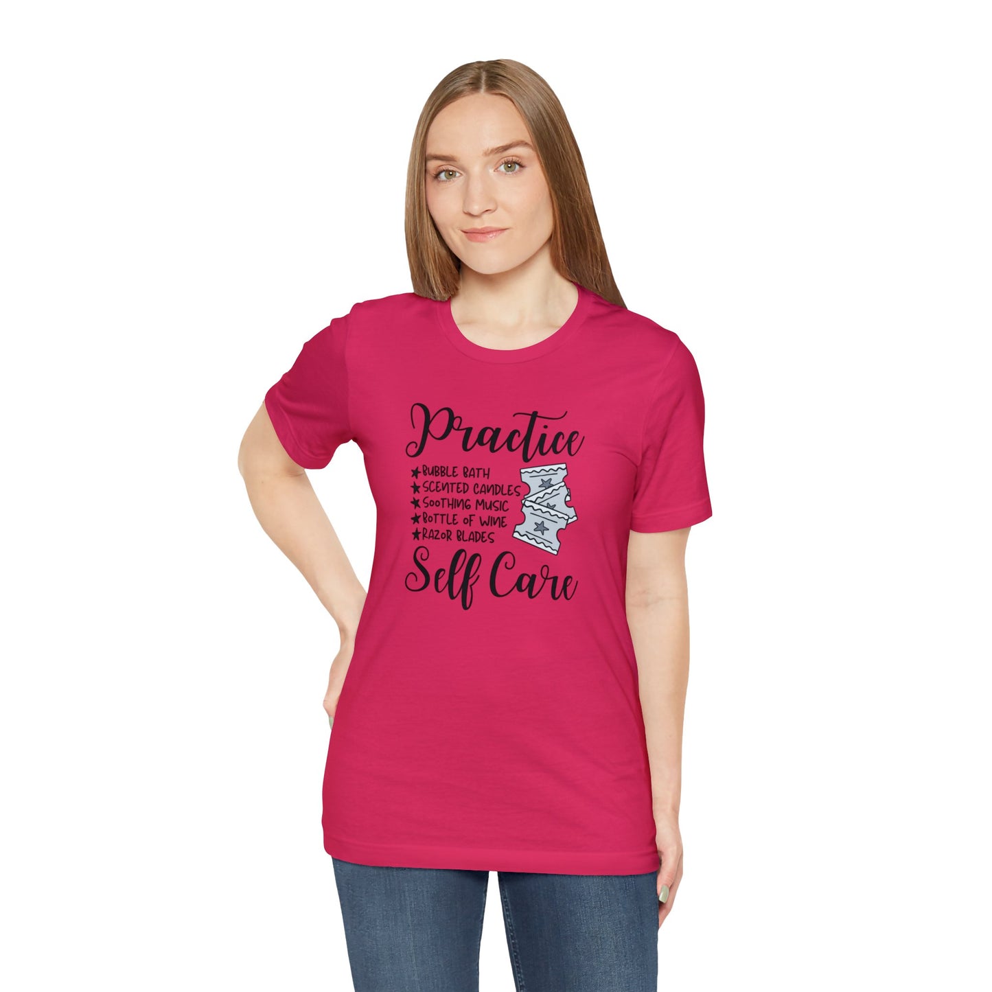 "Practice Self Care" Unisex Short Sleeve Tee
