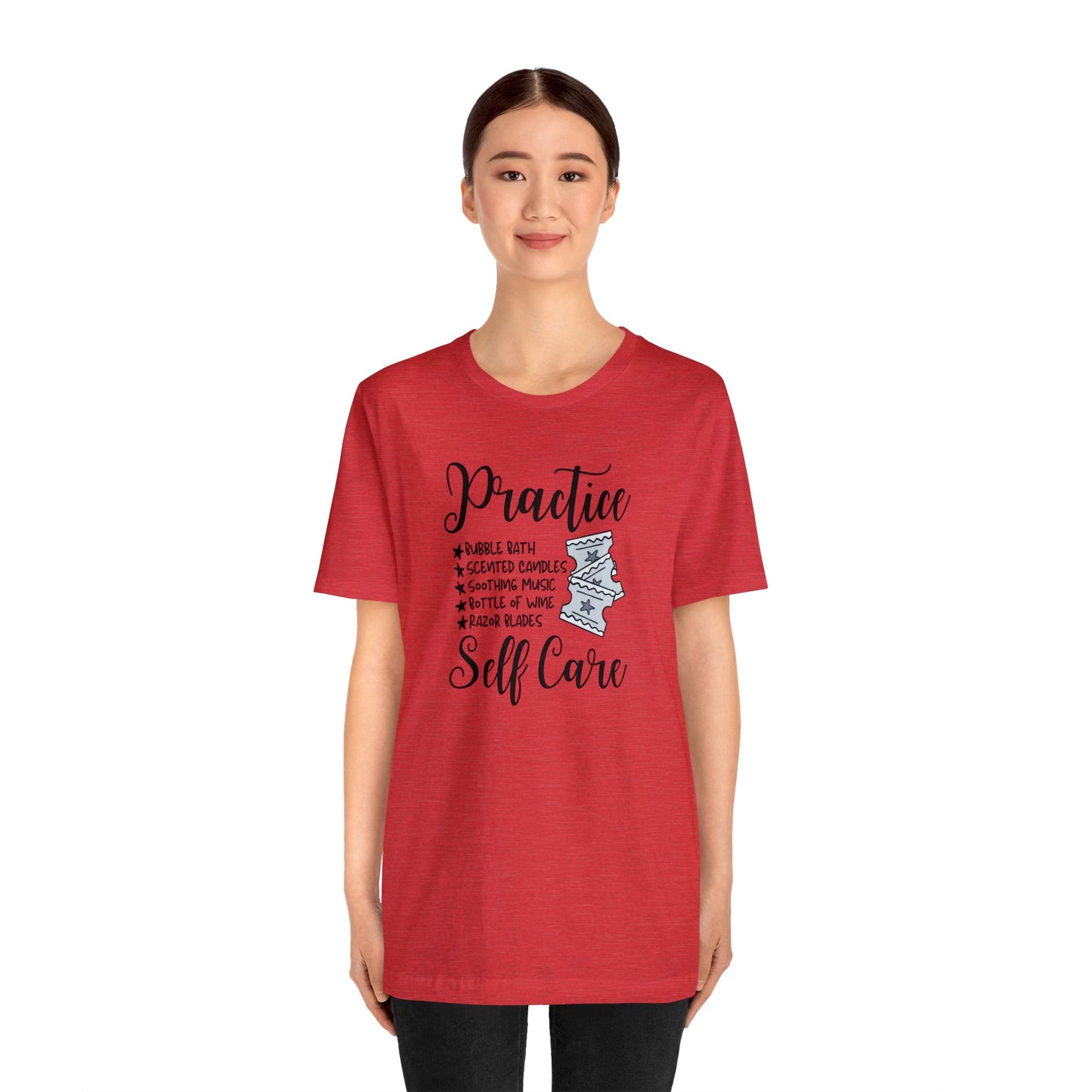 "Practice Self Care" Unisex Short Sleeve Tee