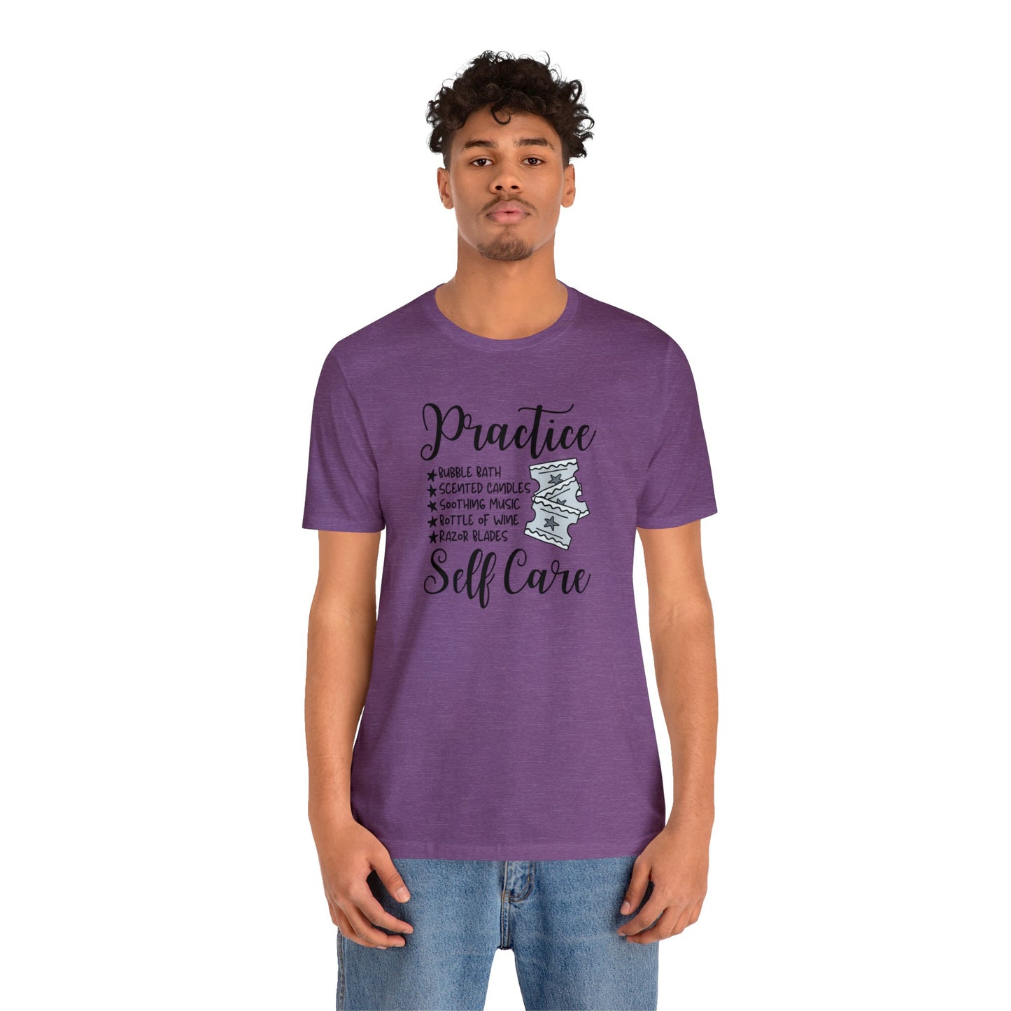 "Practice Self Care" Unisex Short Sleeve Tee
