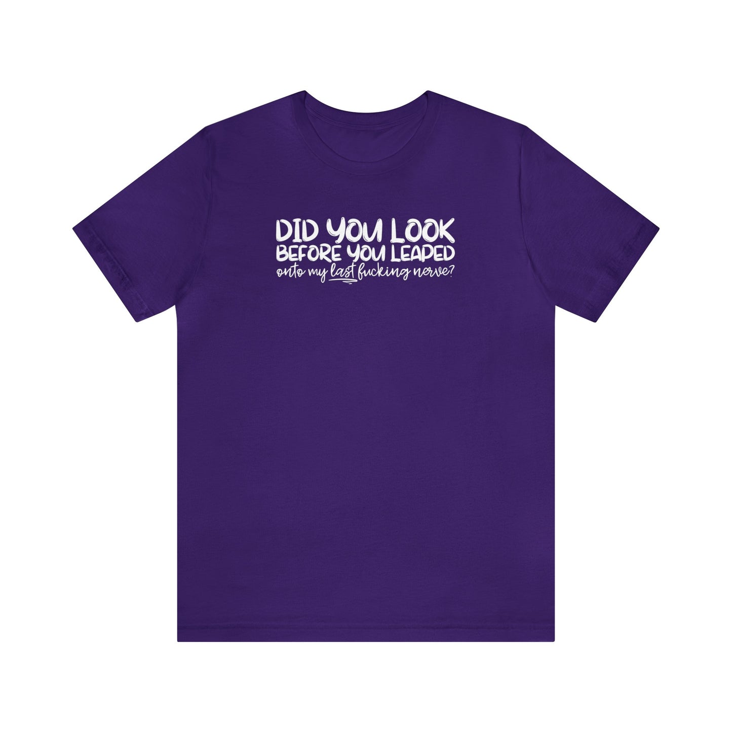 "Last Nerve" Unisex Short Sleeve Tee