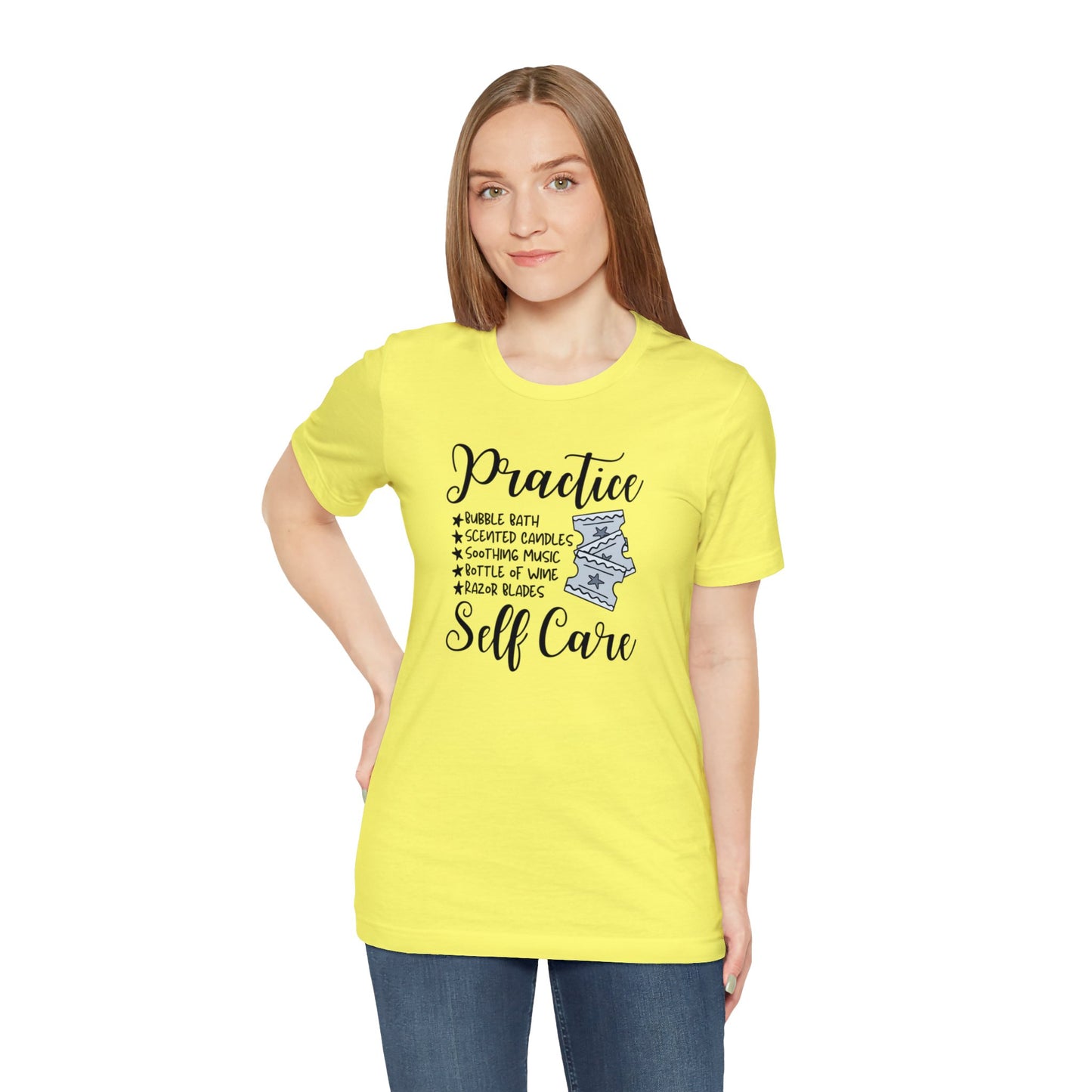 "Practice Self Care" Unisex Short Sleeve Tee