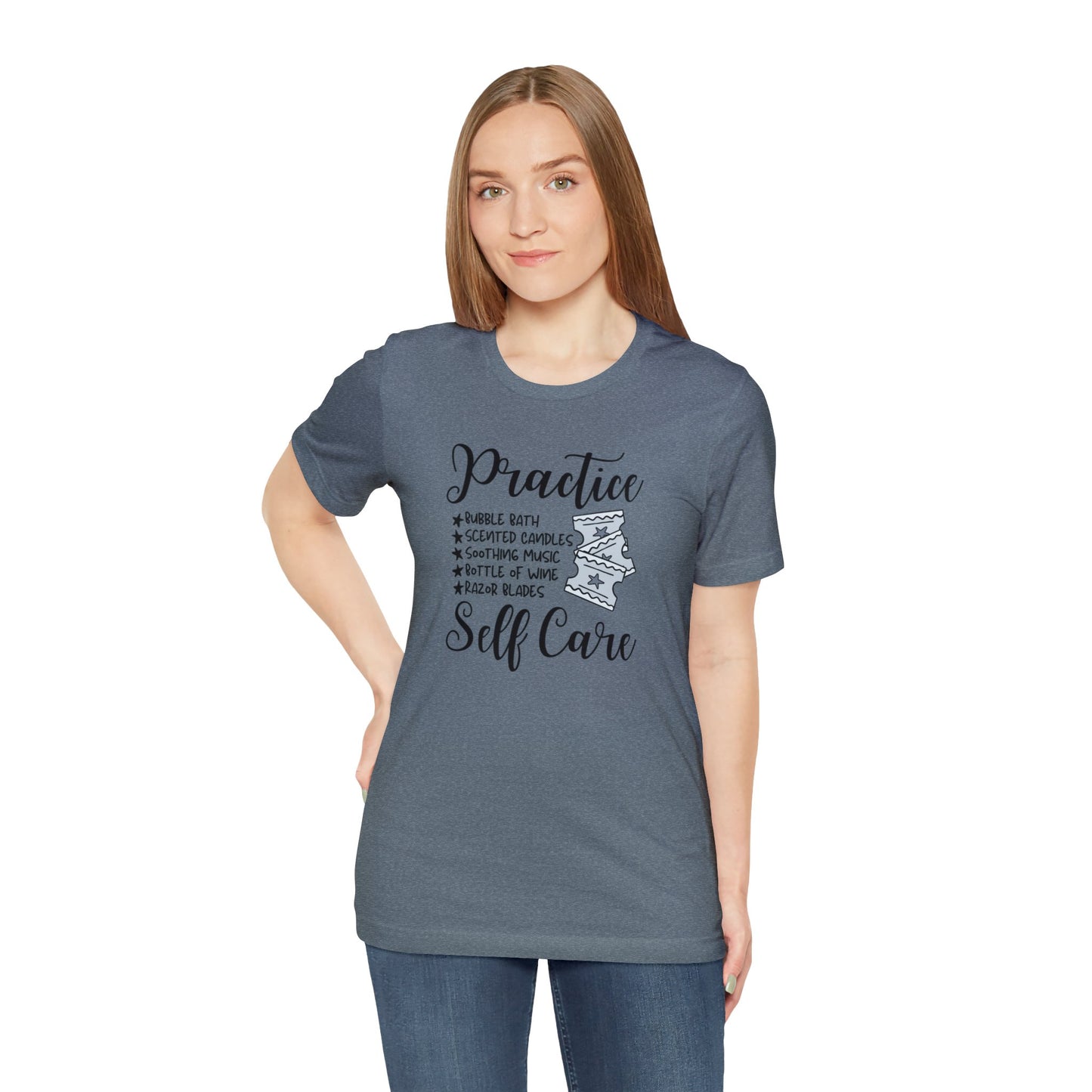 "Practice Self Care" Unisex Short Sleeve Tee