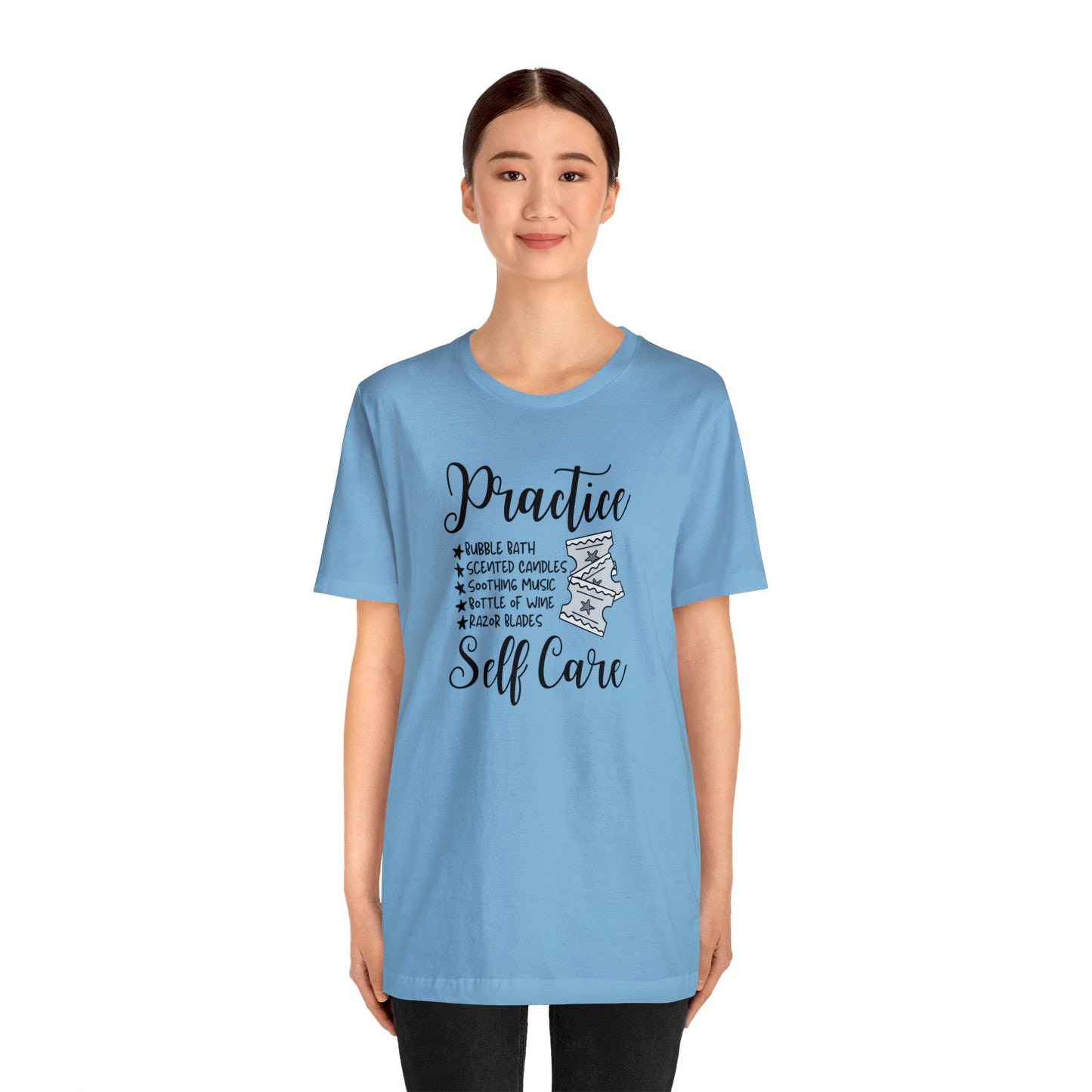 "Practice Self Care" Unisex Short Sleeve Tee