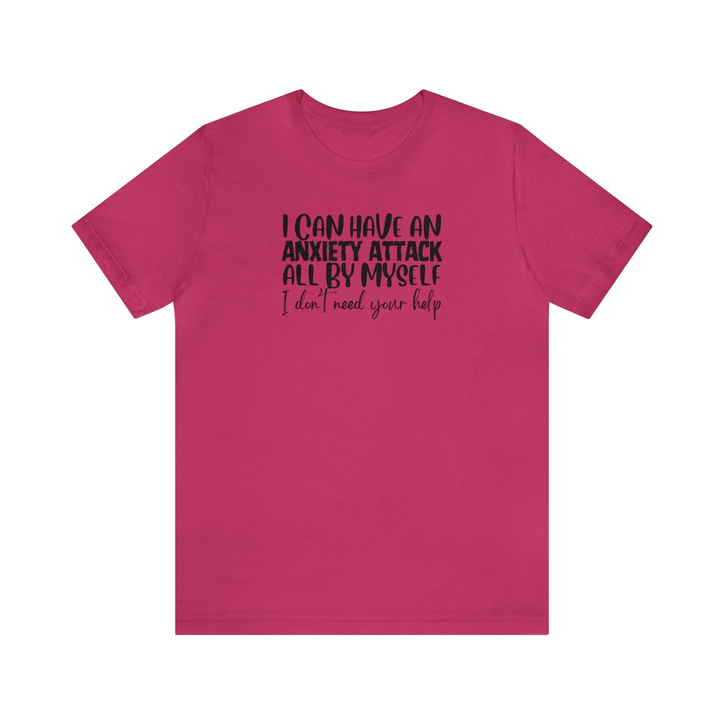 "Anxiety Attack" Unisex Short Sleeve Tee