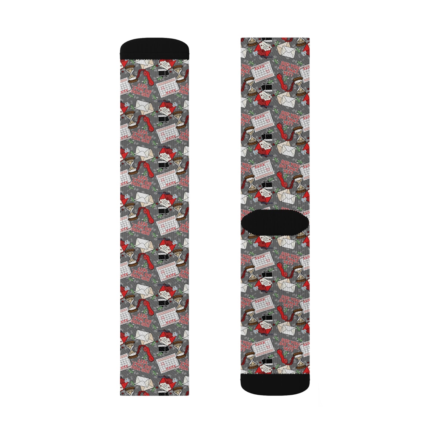 "Did You Do That Yet?" Prison Wife Sublimation Socks