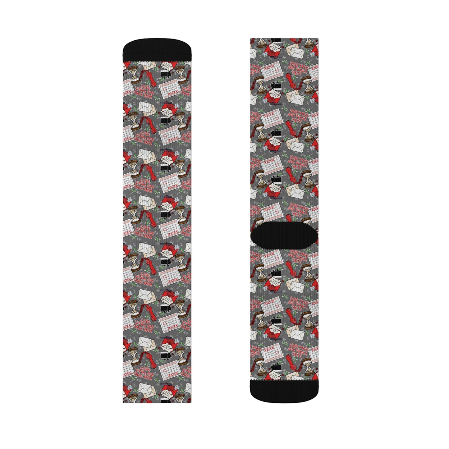 "Did You Do That Yet?" Prison Wife Sublimation Socks