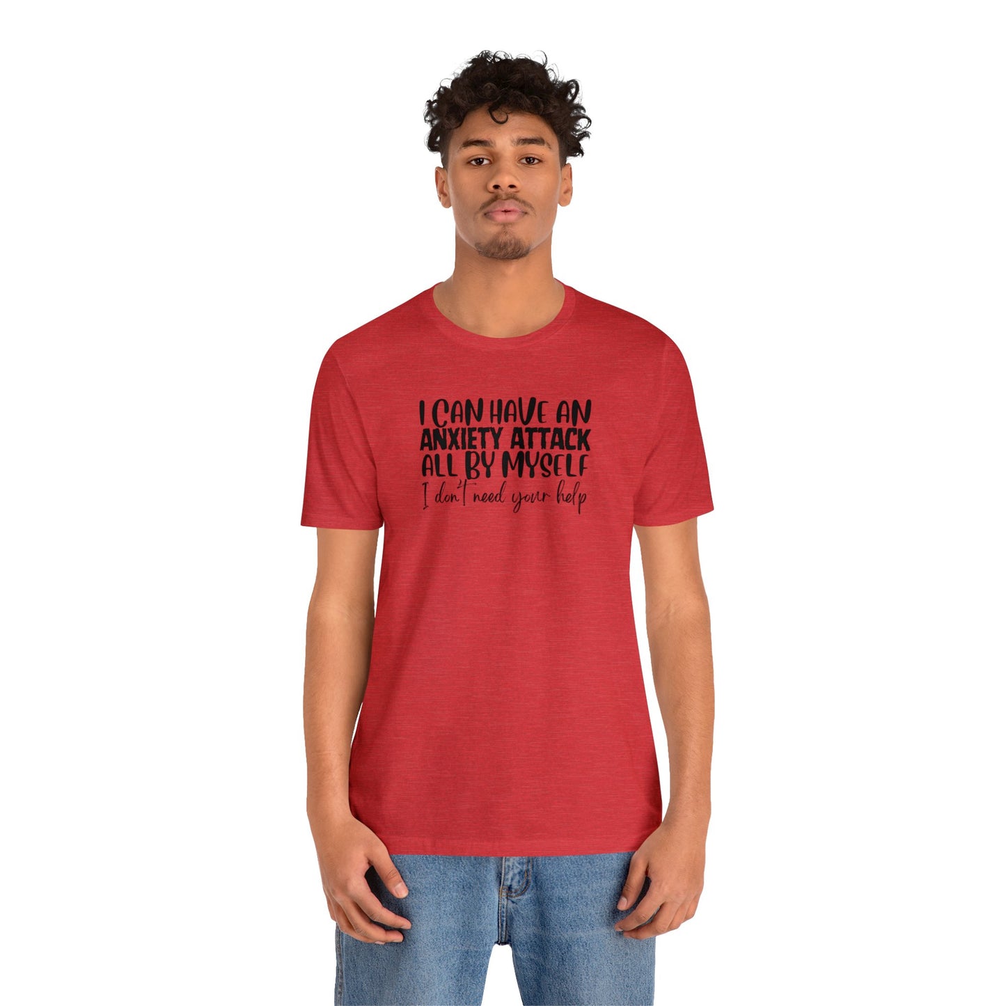 "Anxiety Attack" Unisex Short Sleeve Tee