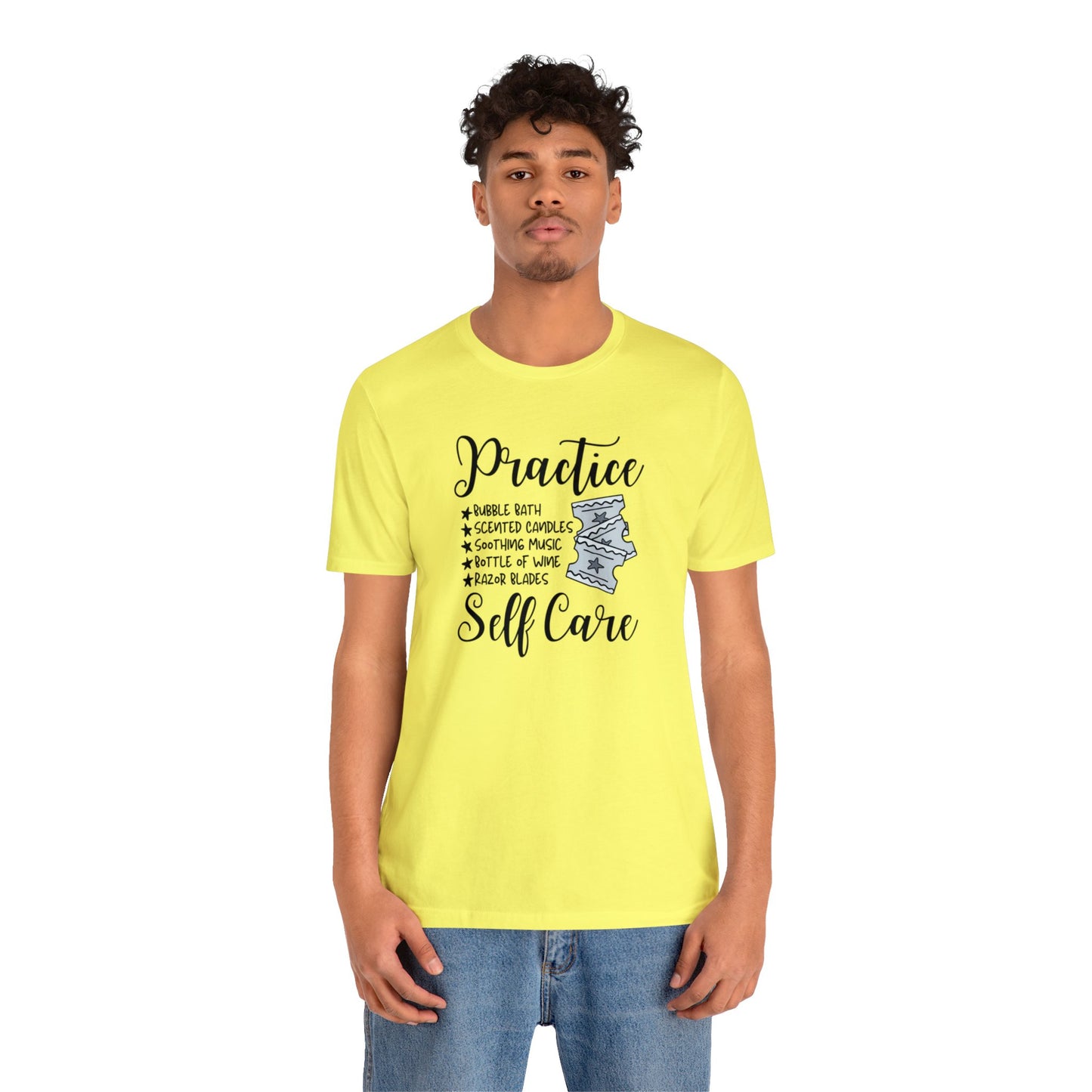 "Practice Self Care" Unisex Short Sleeve Tee