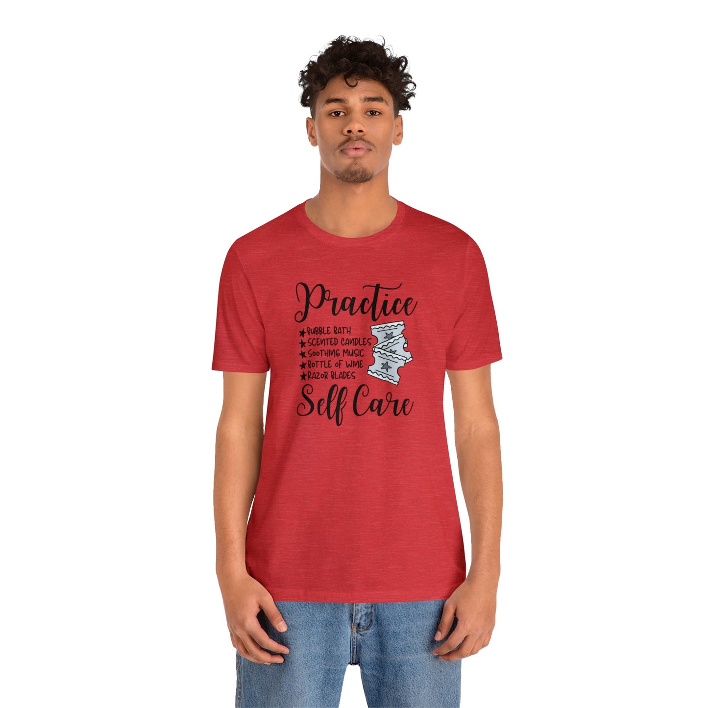 "Practice Self Care" Unisex Short Sleeve Tee