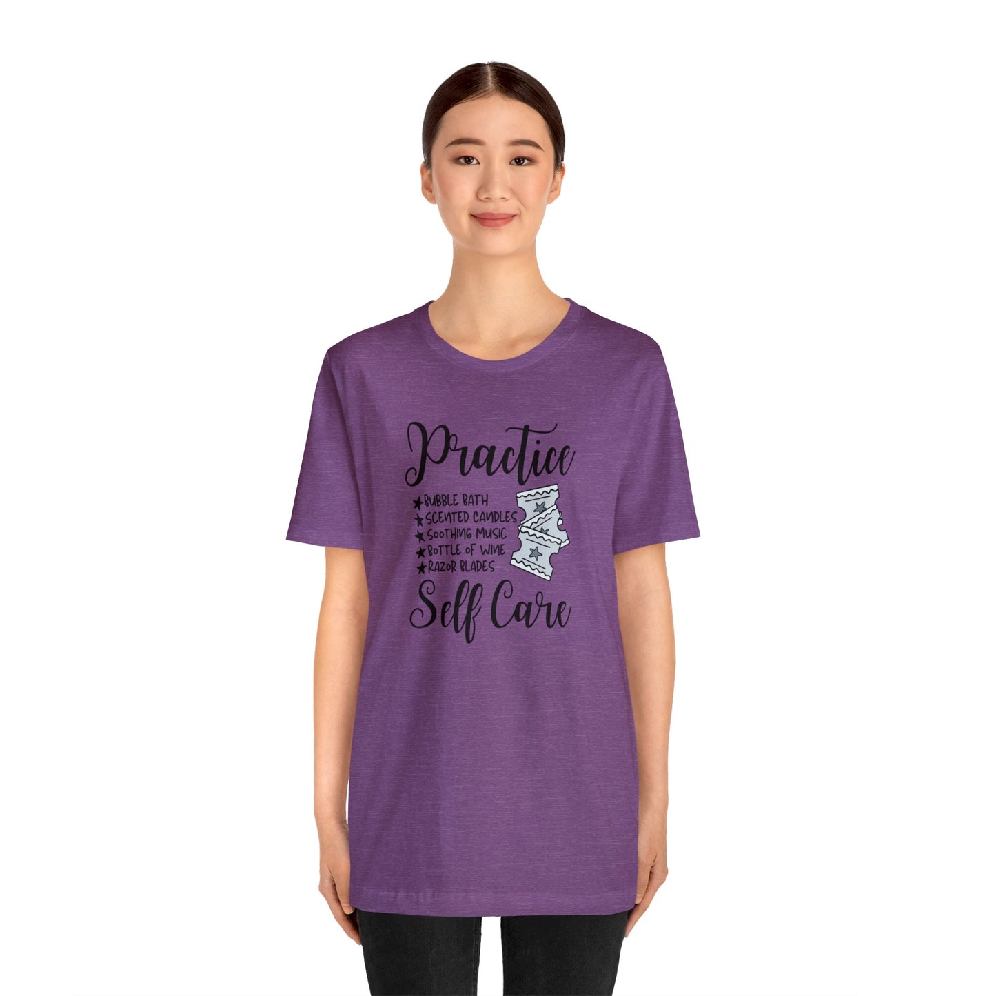 "Practice Self Care" Unisex Short Sleeve Tee