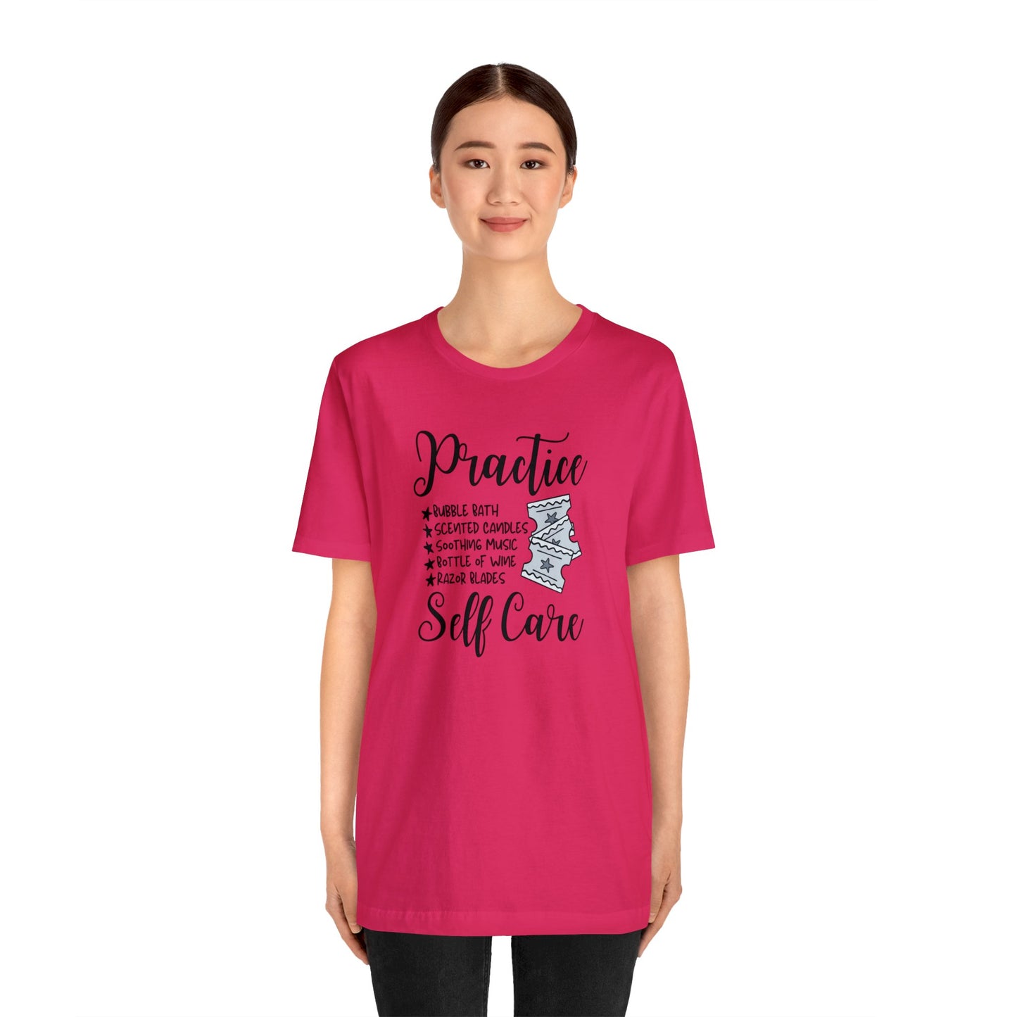"Practice Self Care" Unisex Short Sleeve Tee