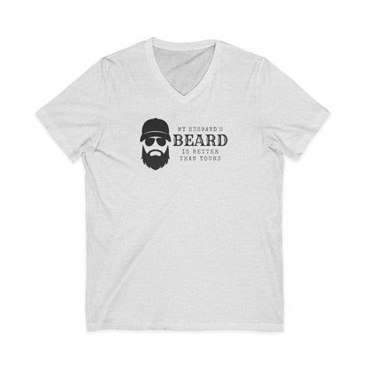 My Husband's Beard V-Neck T-Shirt
