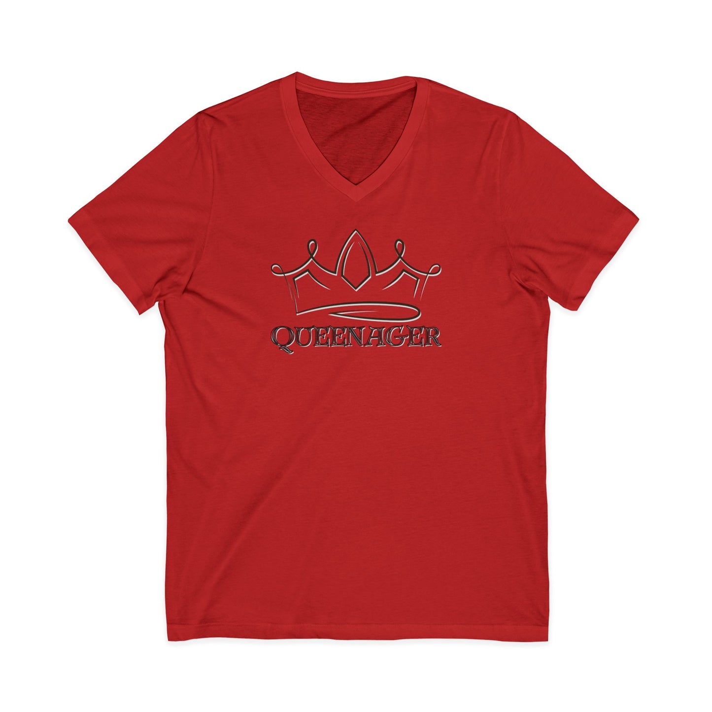 Queenager V-Neck T-Shirt