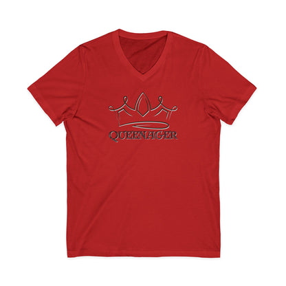 Queenager V-Neck T-Shirt
