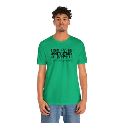 "Anxiety Attack" Unisex Short Sleeve Tee