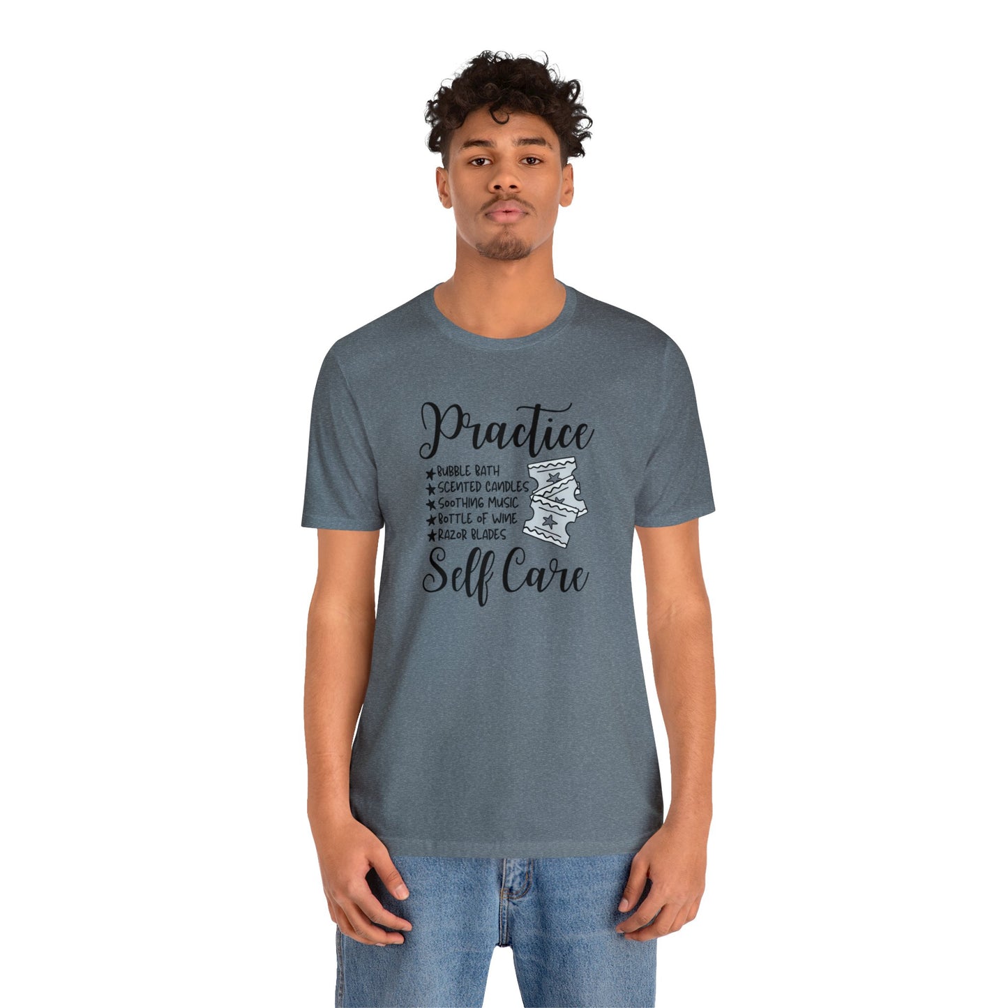 "Practice Self Care" Unisex Short Sleeve Tee