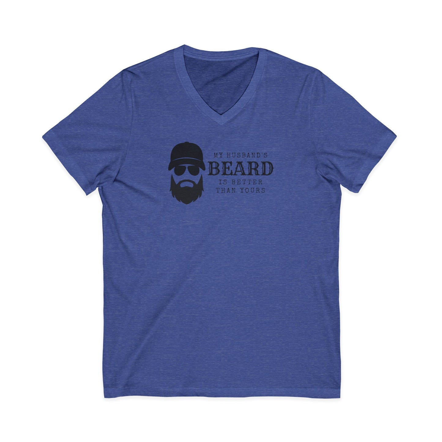 My Husband's Beard V-Neck T-Shirt