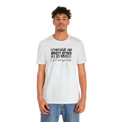 "Anxiety Attack" Unisex Short Sleeve Tee