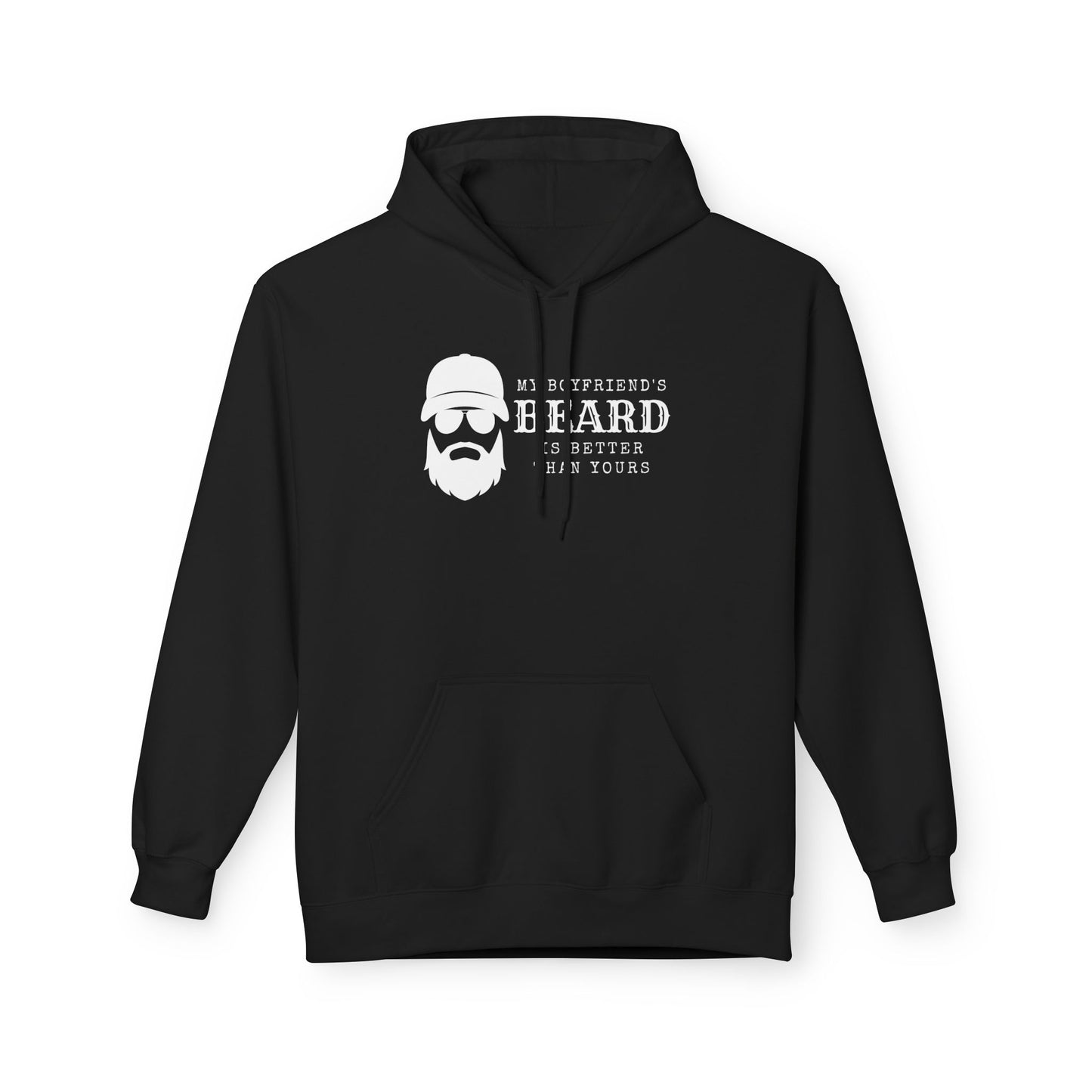 My Boyfriend's Beard Fleece Hoodie