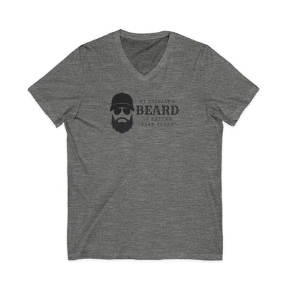 My Husband's Beard V-Neck T-Shirt