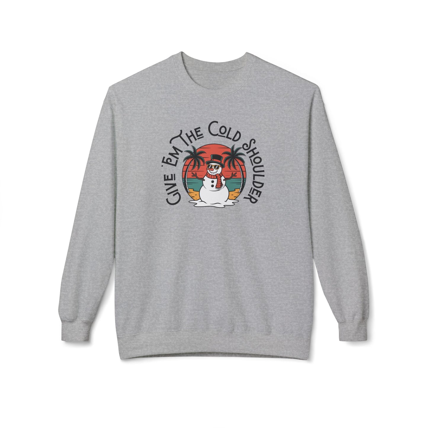 Cold Shoulder Crewneck Sweatshirt