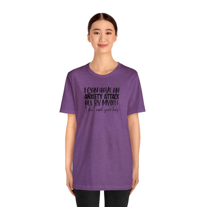 "Anxiety Attack" Unisex Short Sleeve Tee