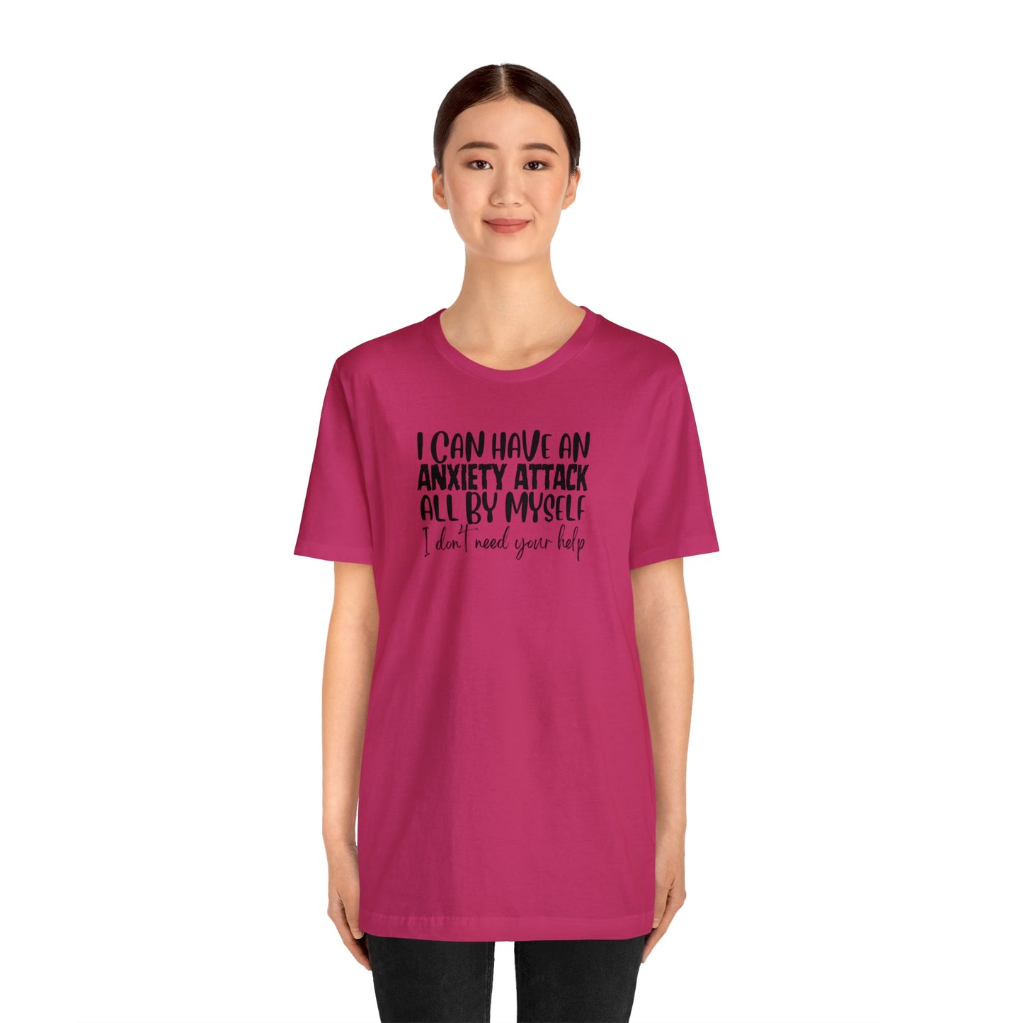 "Anxiety Attack" Unisex Short Sleeve Tee