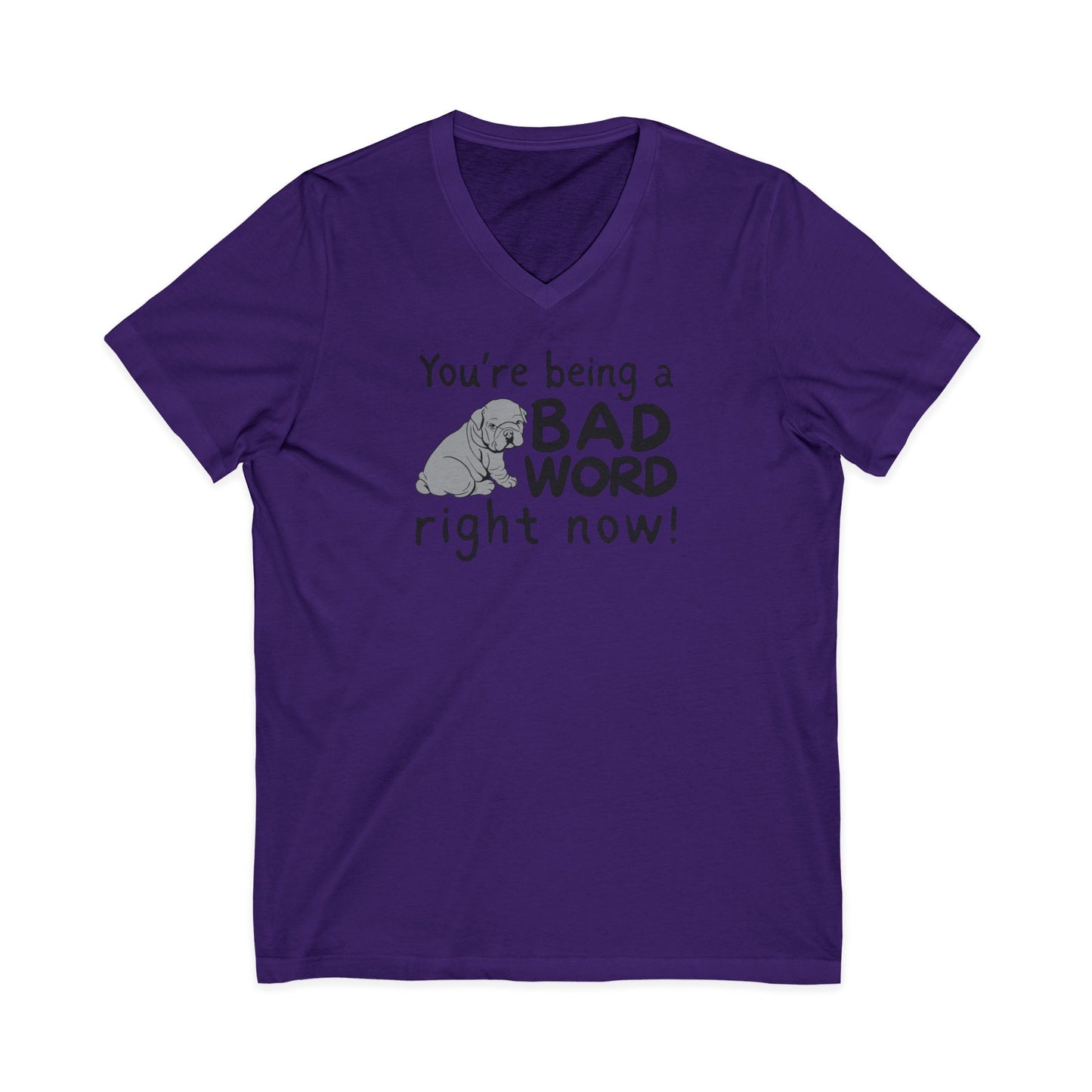 Bad Word V-Neck T-Shirt
