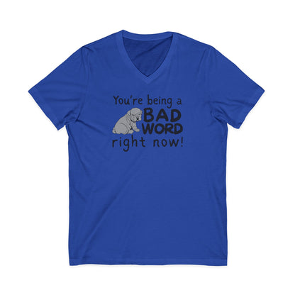 Bad Word V-Neck T-Shirt