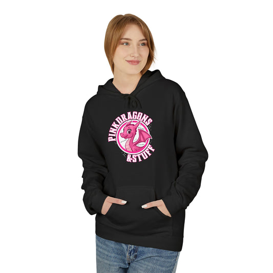 Pink Dragons & Stuff Fleece Hoodie
