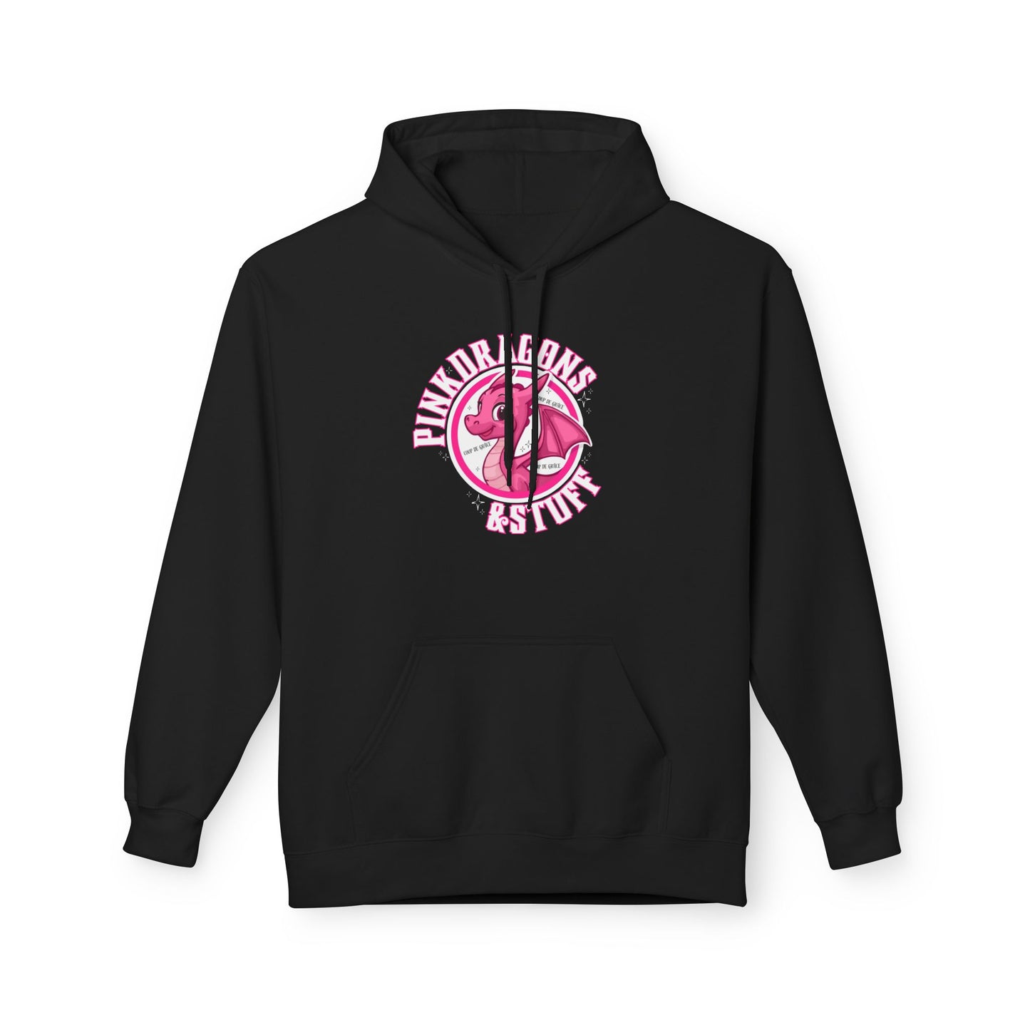 Pink Dragons & Stuff Fleece Hoodie
