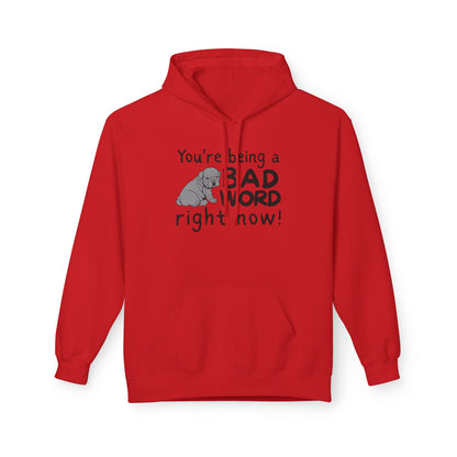 Bad Word Fleece Hoodie
