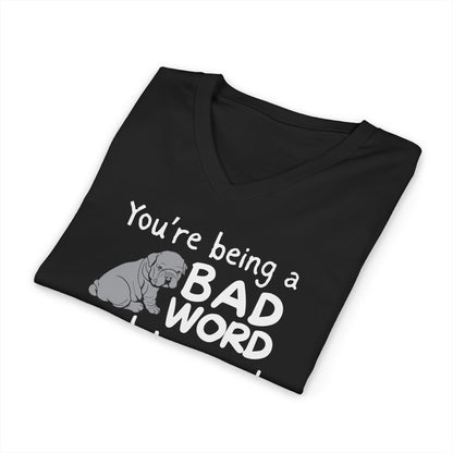 Bad Word V-Neck T-Shirt