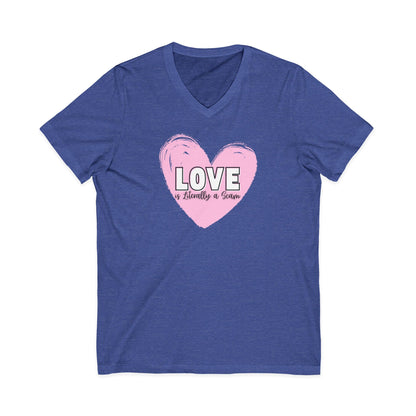 Love is Literally a Scam V-Neck T-Shirt