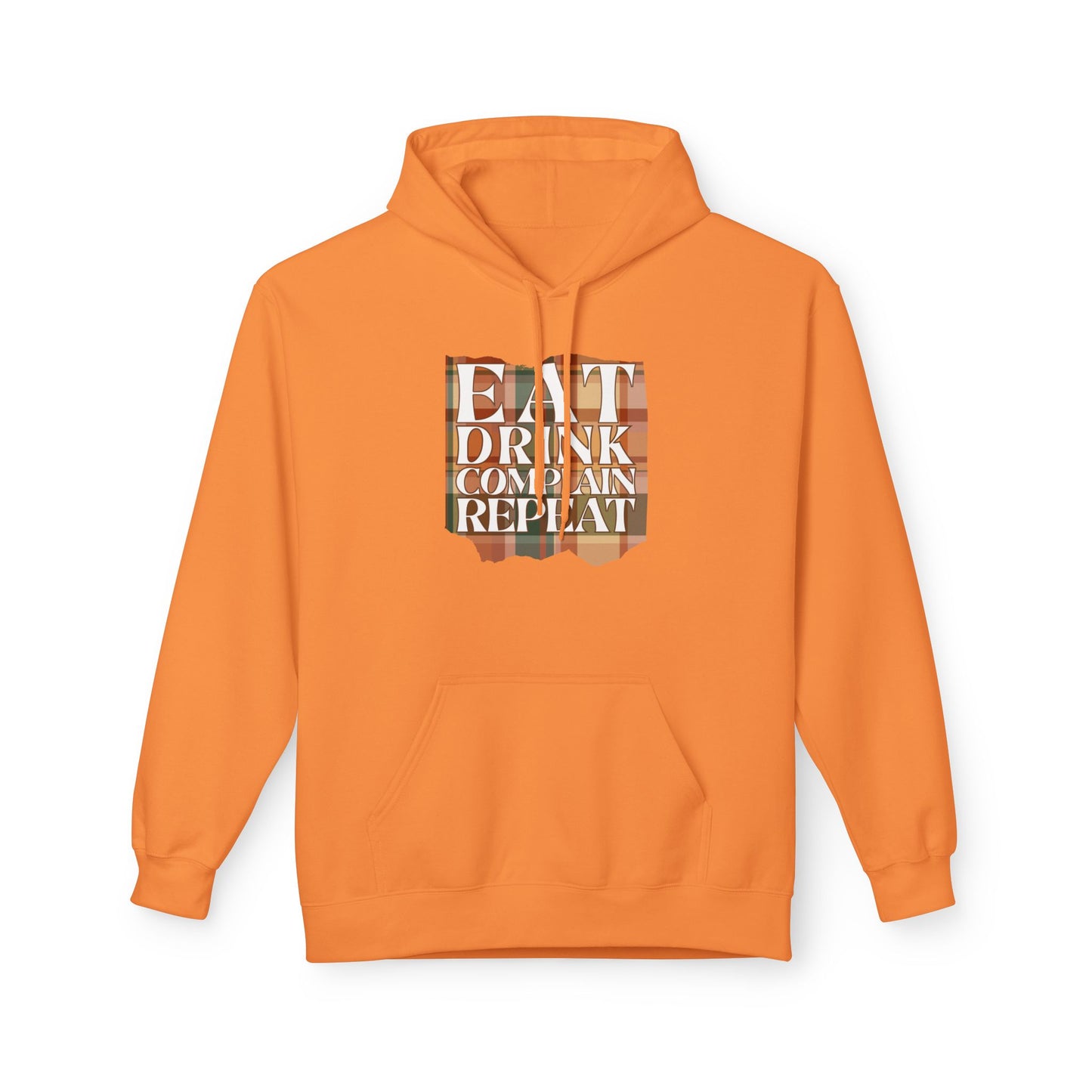 Eat Drink Complain Repeat Fleece Hoodie