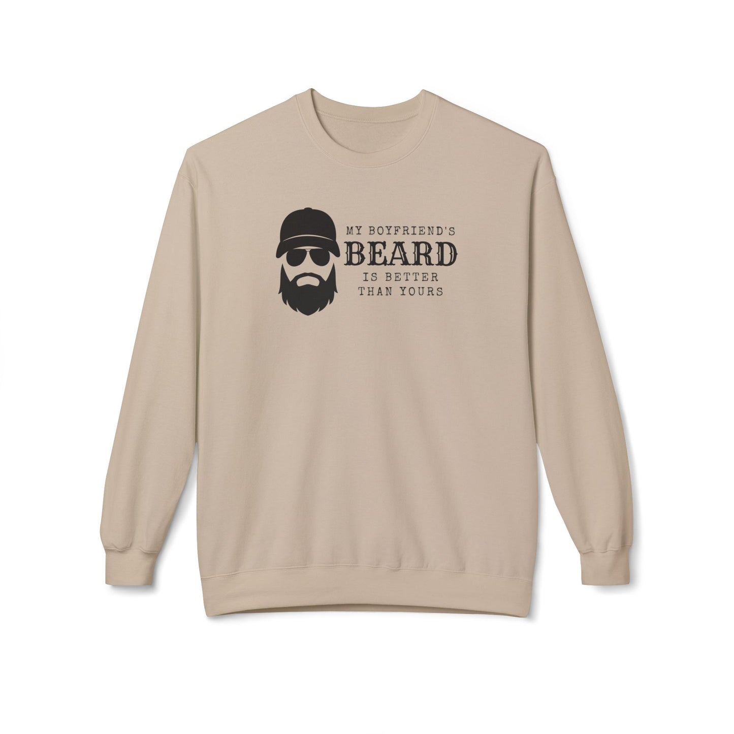 My Boyfriend's Beard Crewneck Sweatshirt
