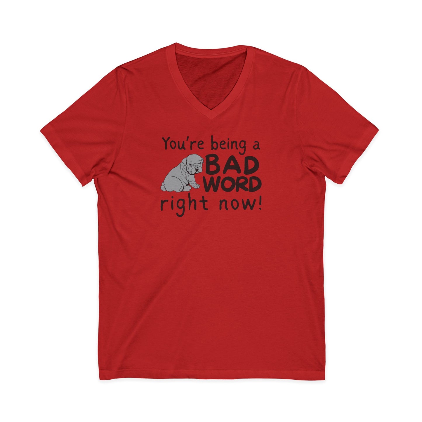 Bad Word V-Neck T-Shirt