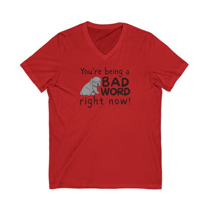 Bad Word V-Neck T-Shirt