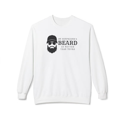 My Boyfriend's Beard Crewneck Sweatshirt
