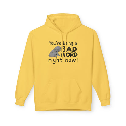 Bad Word Fleece Hoodie