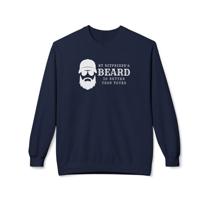 My Boyfriend's Beard Crewneck Sweatshirt