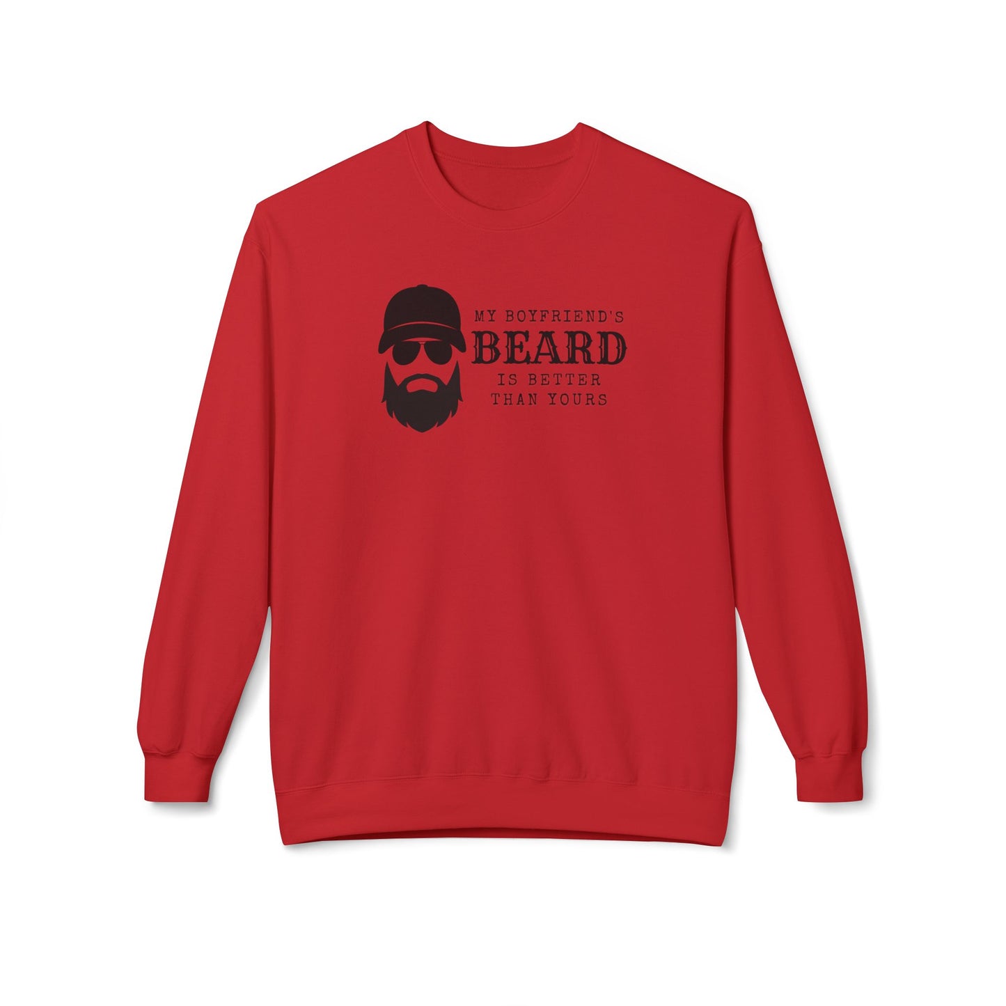 My Boyfriend's Beard Crewneck Sweatshirt