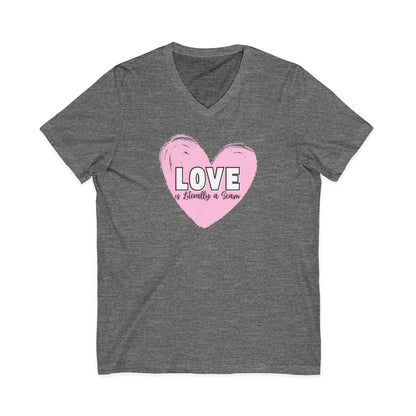 Love is Literally a Scam V-Neck T-Shirt