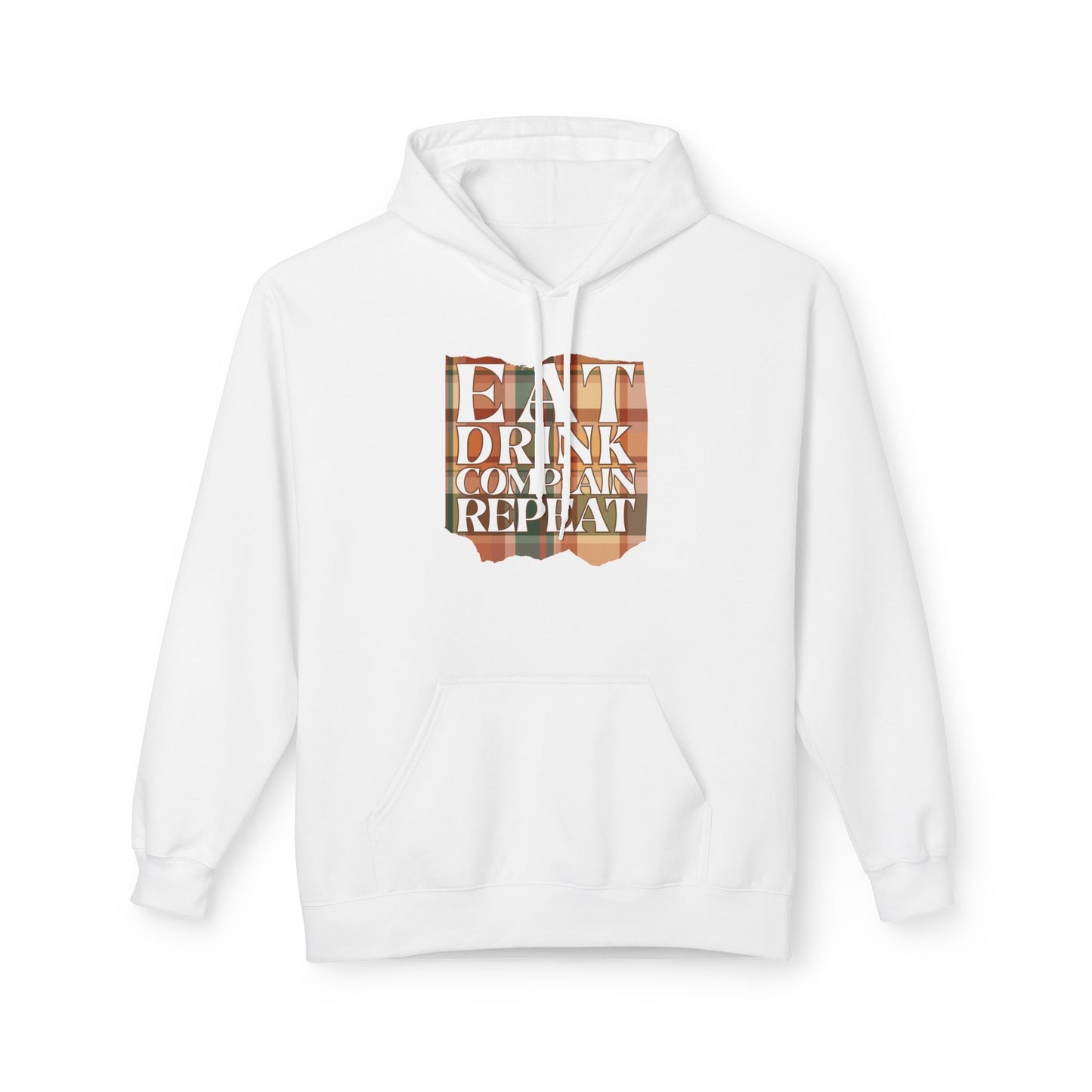 Eat Drink Complain Repeat Fleece Hoodie